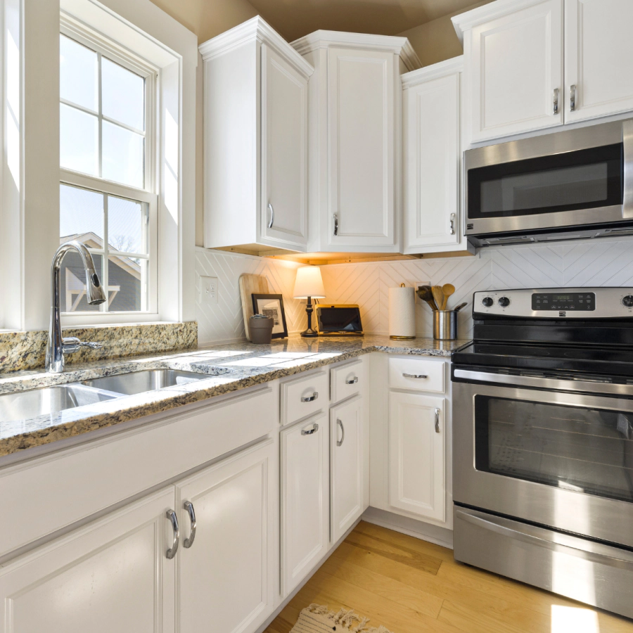 freshly cleaned kitchen